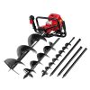 Giantz 88CC Petrol Post Hole Digger Drill Borer Fence Extension Auger Bits Giantz 88CC Petrol Post Hole Digger Drill Borer Fence Extension Auger Bits