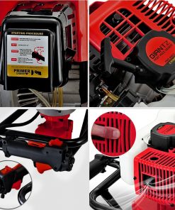 Giantz 88CC Petrol Post Hole Digger Drill Borer Fence Extension Auger Bits