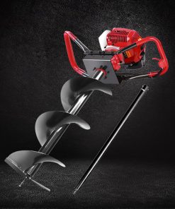 Giantz 75CC Petrol Post Hole Digger Drill Borer Fence Extension Auger Bits