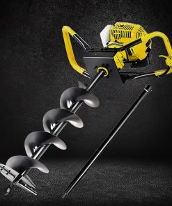 Giantz 75CC Petrol Post Hole Digger Auger Bits Drill Borer Fence Extension