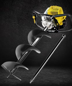 Giantz 62CC Petrol Post Hole Digger Drill Auger Borer Fence Earth Power