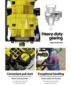 Giantz 88CC Petrol Post Hole Digger Auger Drill Borer Fence Earth Power 200mm