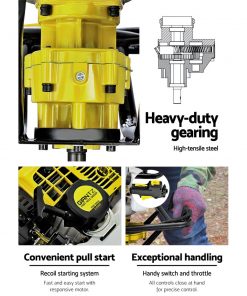 Giantz 88CC Post Hole Digger Auger Petrol Drill Borer Fence Earth Power