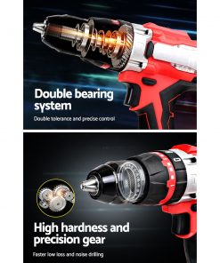 GIANTZ Hammer Drill Impact Cordless Brushless Drill Electric 20V Lithium