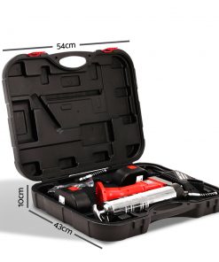 Giantz 20V Rechargeable Cordless Grease Gun - Red