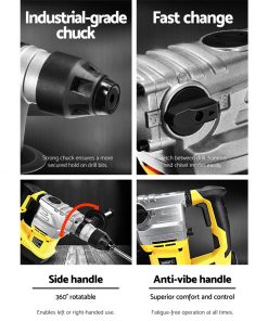 GIANTZ 2000W Jack Hammer Electric Demolition Rotary Jackhammer Concrete Drill