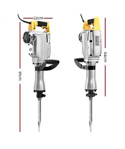 GIANTZ 2200W Jack Hammer Commercial Jackhammer Grade Demolition Concrete