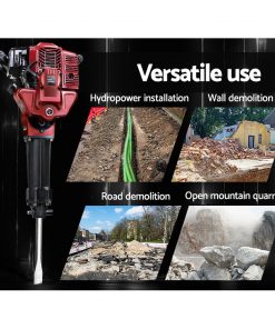 GIANTZ 52CC Petrol Jack Hammer Demolition Breaker Concrete Jackhammer