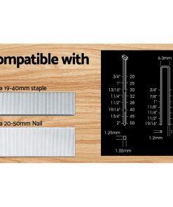 Giantz 2-in-1 Nail Gun with a Lithium Battery
