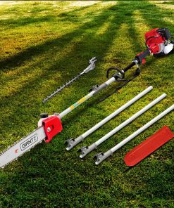 Giantz Pole Chainsaw 4 Stroke Petrol Hedge Trimmer Pruner Chain Saw Long