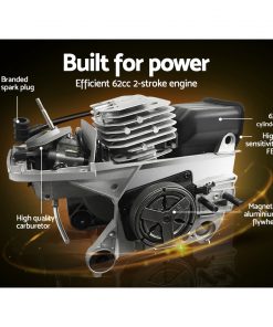 Giantz Pole Chainsaw Hedge Trimmer Brush Cutter Whipper Snipper Multi Tool