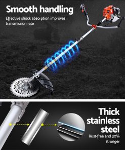 Giantz Pole Chainsaw Hedge Trimmer Brush Cutter Whipper Snipper Multi Tool