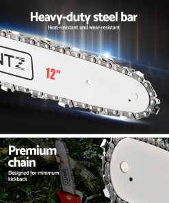 Giantz 65CC Pole Chainsaw Petrol Chain Saw Brush Cutter Brushcutter Tree