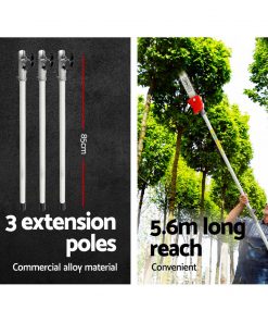 Giantz 65CC Pole Chainsaw Petrol Chain Saw Brush Cutter Brushcutter Tree