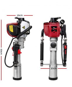 GIANTZ 4 Stroke Petrol Post Driver Power Pile Hole Drive Picket Rammer Fence