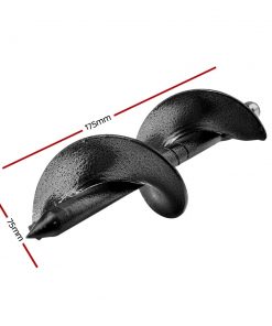 GIANTZ Garden Auger Power Earth Post Hole Digger Planter Drill Bit 75x175mm