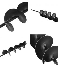 GIANTZ Power Garden Auger Small Earth Planter 75 X 600MM Black
