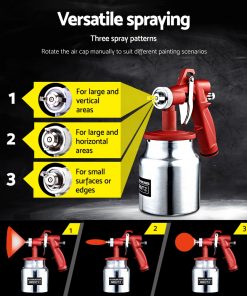 NEW GIANTZ 450W HVLP Electric Paint Sprayer Gun DIY Spray Station Tool