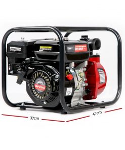 Giantz 2inch High Flow Water Pump - Black & Red