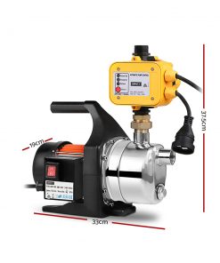 Giantz 1500W High Pressure Garden Water Pump with Auto Controller