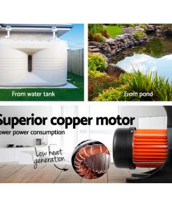 Giantz 1500W High Pressure Garden Water Pump with Auto Controller