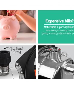 Giantz 800W High Pressure Garden Water Pump with Auto Controller