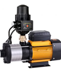 Giantz Multi Stage Water Pump Pressure Rain Tank Garden Farm House Irrigation 2000W Black Controller
