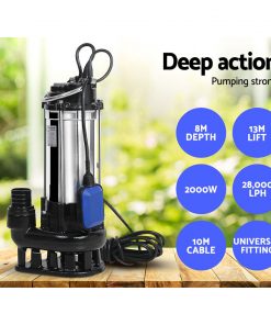 2.7HP Submersible Dirty Water Pump