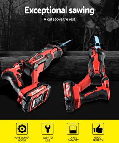 GIANTZ Cordless Reciprocating Saw Electric Corded 20V Lithium Sabre Saw Tool