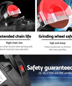 GIANTZ 320W Chainsaw Sharpener Chain Saw Electric Grinder File