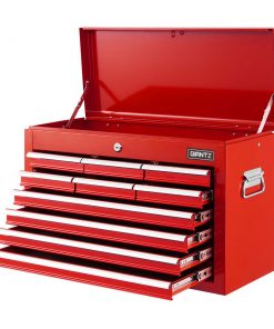 Giantz 10-Drawer Tool Box Chest Cabinet Garage Storage Toolbox Red