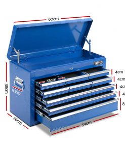 Giantz 14 Drawers Toolbox Chest Cabinet Mechanic Trolley Garage Tool Storage Box