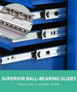 Giantz 14 Drawers Toolbox Chest Cabinet Mechanic Trolley Garage Tool Storage Box