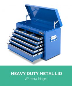 Giantz 14 Drawers Toolbox Chest Cabinet Mechanic Trolley Garage Tool Storage Box