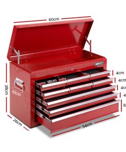 Giantz 14 Drawers Toolbox Chest Cabinet Mechanic Trolley Garage Tool Storage Box
