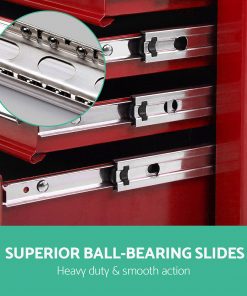 Giantz 14 Drawers Toolbox Chest Cabinet Mechanic Trolley Garage Tool Storage Box