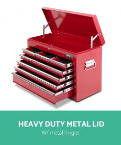 Giantz 14 Drawers Toolbox Chest Cabinet Mechanic Trolley Garage Tool Storage Box