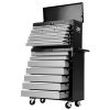 Giantz 17 Drawers Tool Box Trolley Chest Cabinet Cart Garage Mechanic Toolbox Black and Grey Giantz 17 Drawers Tool Box Trolley Chest Cabinet Cart Garage Mechanic Toolbox Black and Grey