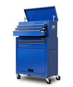 Giantz 7 Drawer Tool Box Cabinet Chest Storage Garage Toolbox Organiser Set Blue