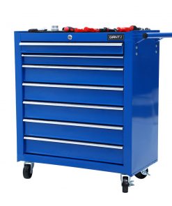 Giantz Tool Chest and Trolley Box Cabinet 7 Drawers Cart Garage Storage Blue