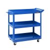 Giantz Tool Cart 3 Tier Parts Steel Trolley Mechanic Storage Organizer Blue Giantz Tool Cart 3 Tier Parts Steel Trolley Mechanic Storage Organizer Blue