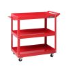 Giantz Tool Cart 3 Tier Parts Steel Trolley Mechanic Storage Organizer Red Giantz Tool Cart 3 Tier Parts Steel Trolley Mechanic Storage Organizer Red