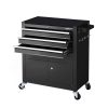 Giantz Tool Box Chest Cabinet Trolley Cart Storage Drawers Black Giantz Tool Box Chest Cabinet Trolley Cart Storage Drawers Black