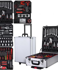 786pcs Tool Kit Trolley Case Mechanics Box Toolbox Portable DIY Set SL