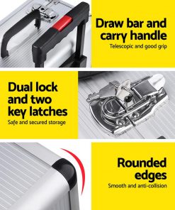 786pcs Tool Kit Trolley Case Mechanics Box Toolbox Portable DIY Set SL