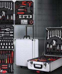 786pcs Tool Kit Trolley Case Mechanics Box Toolbox Portable DIY Set SL