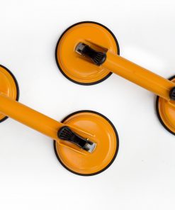 2x 100kg Aluminum Alloy Double Locking Suction Cup Glazer Glass Sucker Lifter