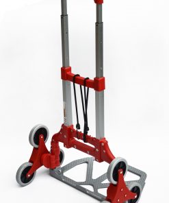Stair Climbing Trolley 6 Wheels Aluminium Folding Hand Cart Climb Steps