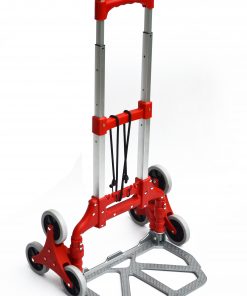 Stair Climbing Trolley 6 Wheels Aluminium Folding Hand Cart Climb Steps
