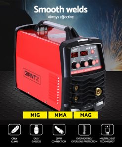 GIANTZ Inverter Welder Machine DC MIG MAG MMA Gas Gasless Welding Portable 300Amp